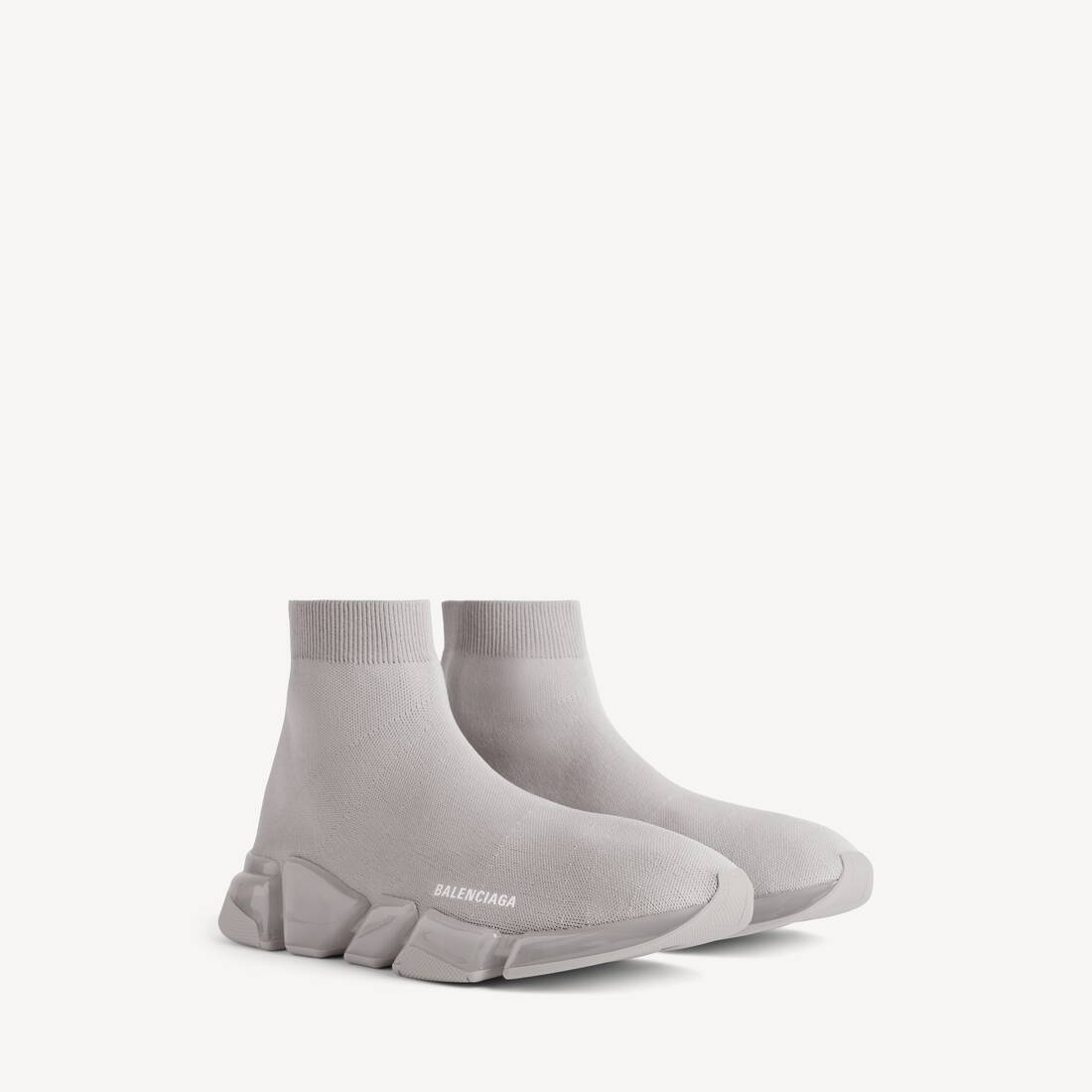 Zapatilla de lona reciclada con suela completa transparente Speed 2.0 para hombre en gris