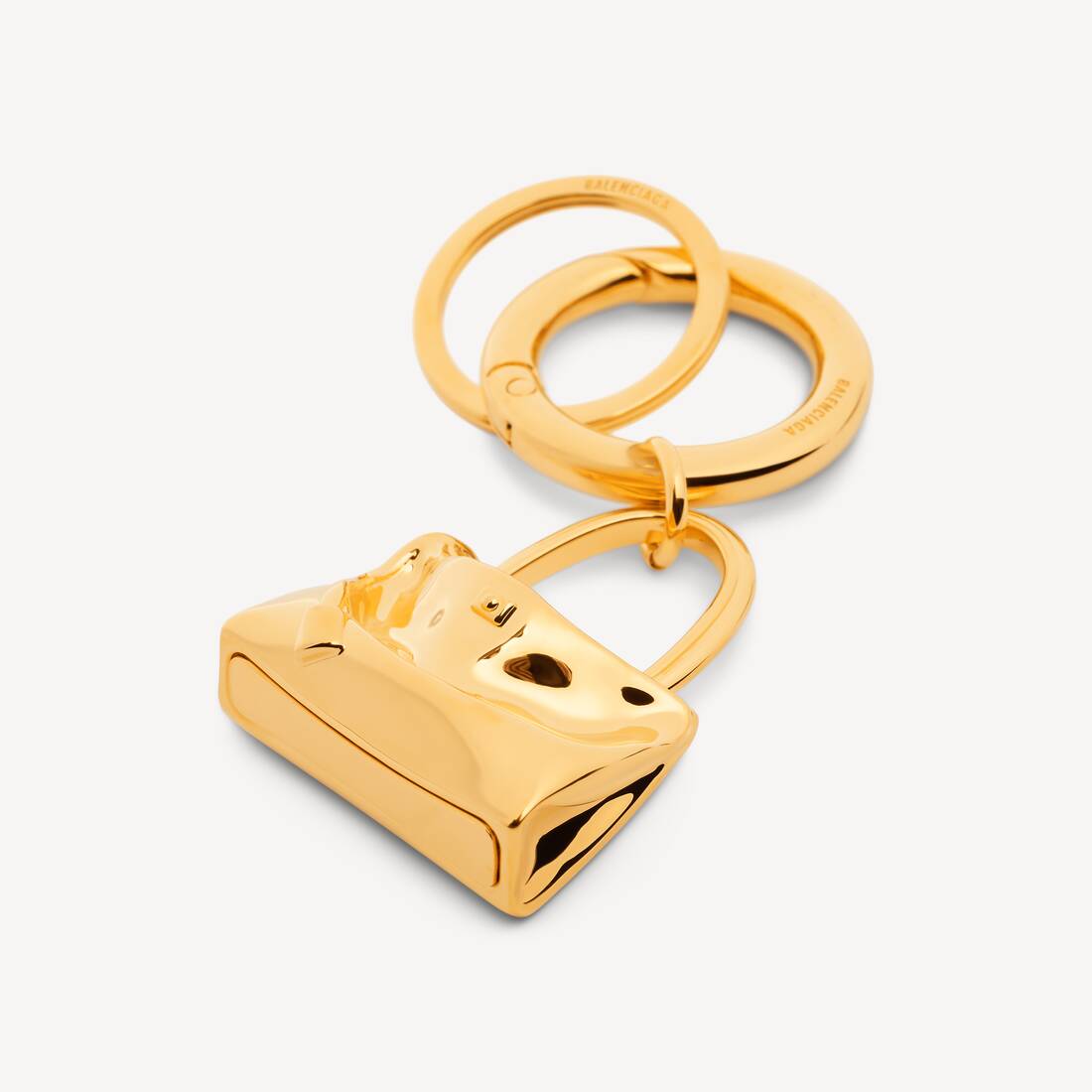 Llavero Carousel Rodeo en oro brillante