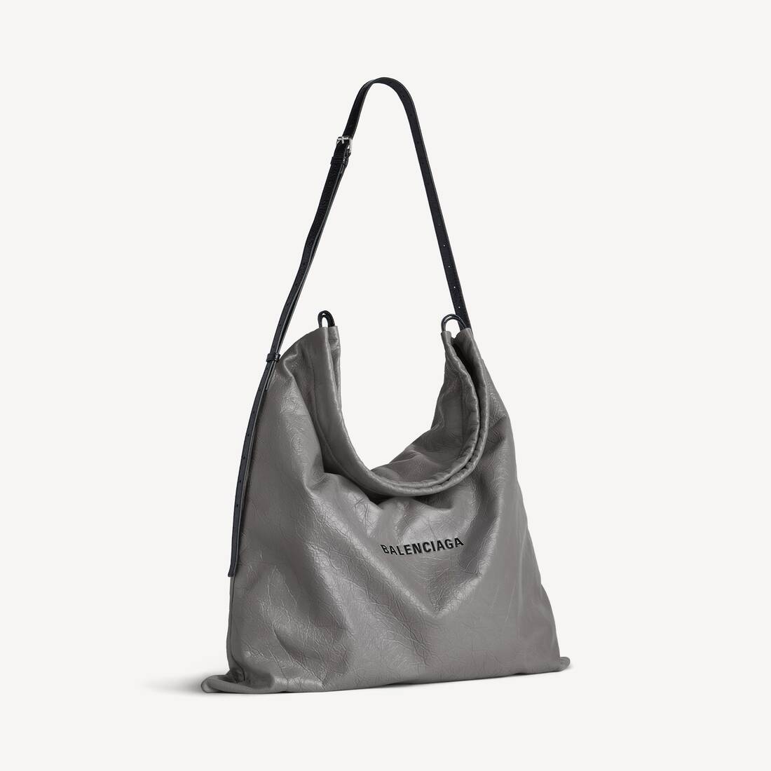 Bolsa de polvo para hombre, bolsillo bandolera grande en gris
