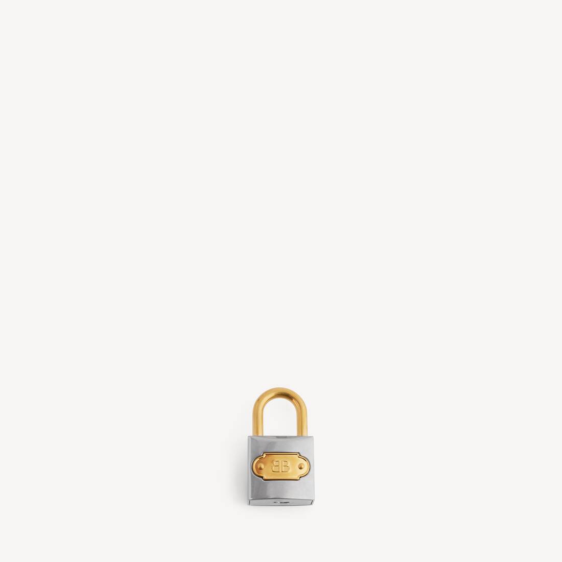 Colgante/llavero de candado BB para mujer en plata / oro