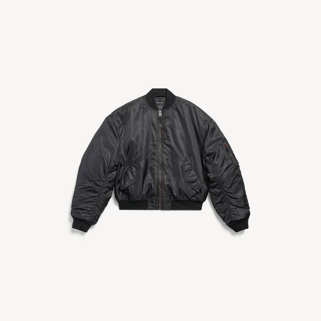 Chaqueta bomber estándar para hombre en negro