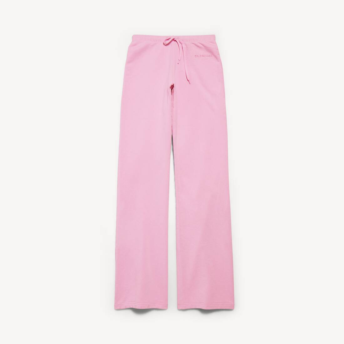Pantalones deportivos amplios para mujer en rosa claro