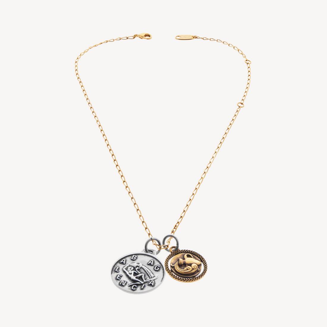 Collar de Horóscopo Acuario en Oro/Plata