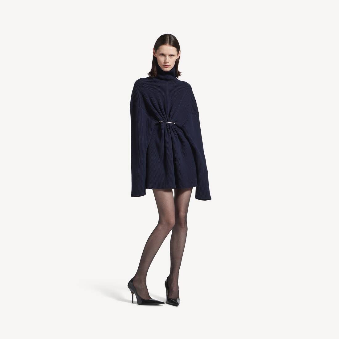 Vestido Mini Apretado para Mujer en Azul Marino