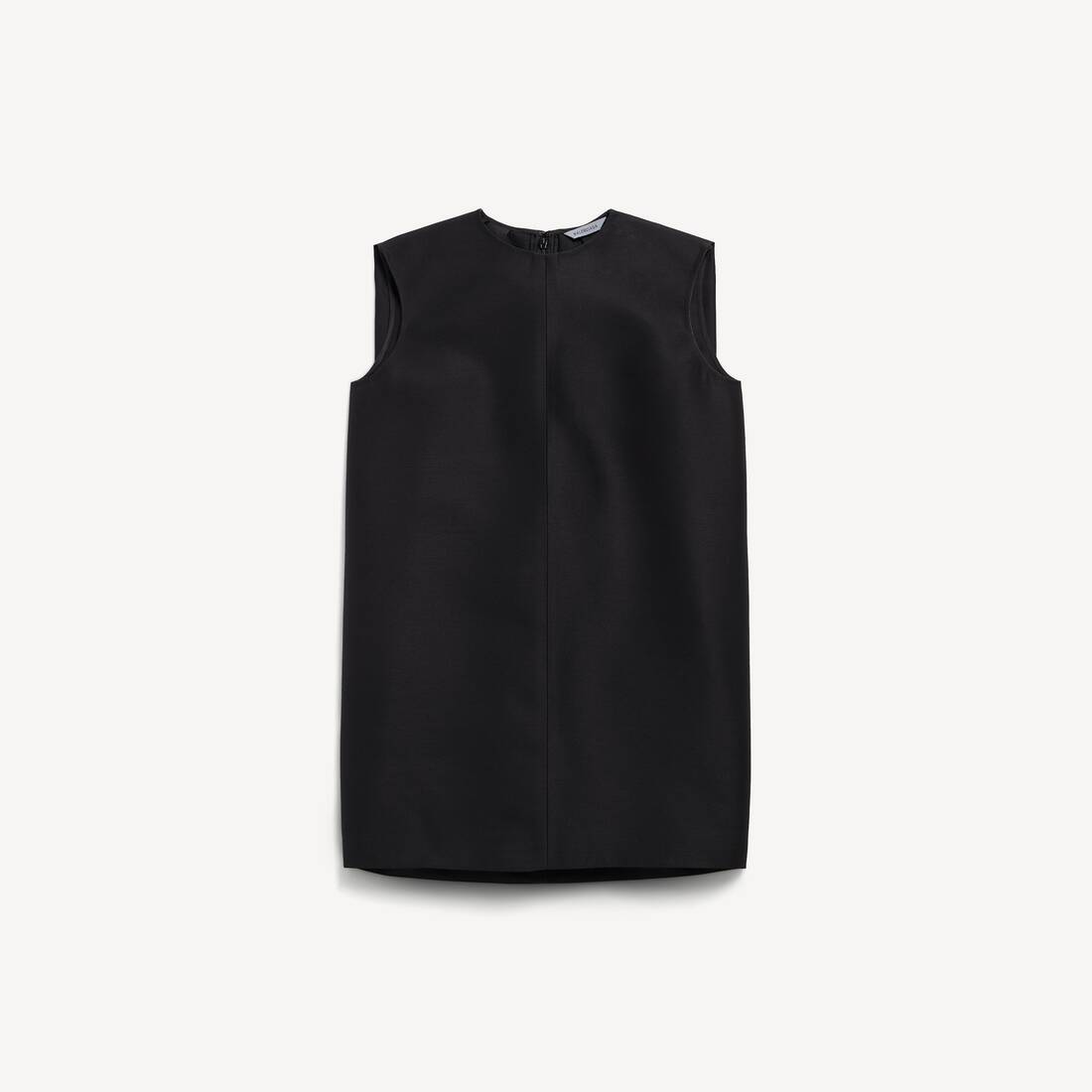 Vestido mini tipo caracol para mujer en negro