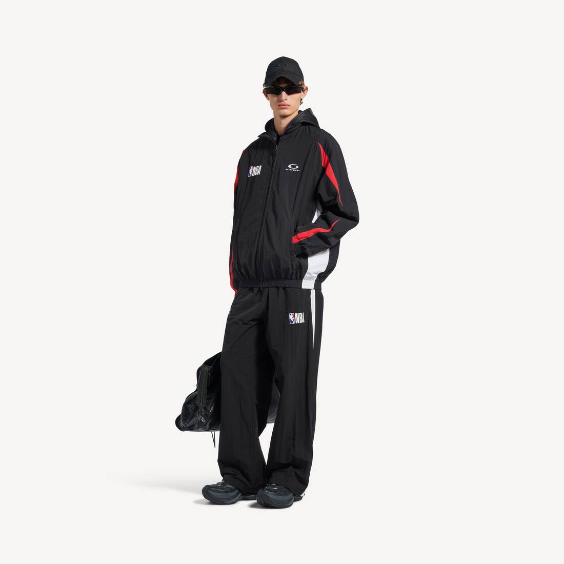 Pantalones de chándal Balenciaga para hombre | Colaboración NBA en nuevo negro