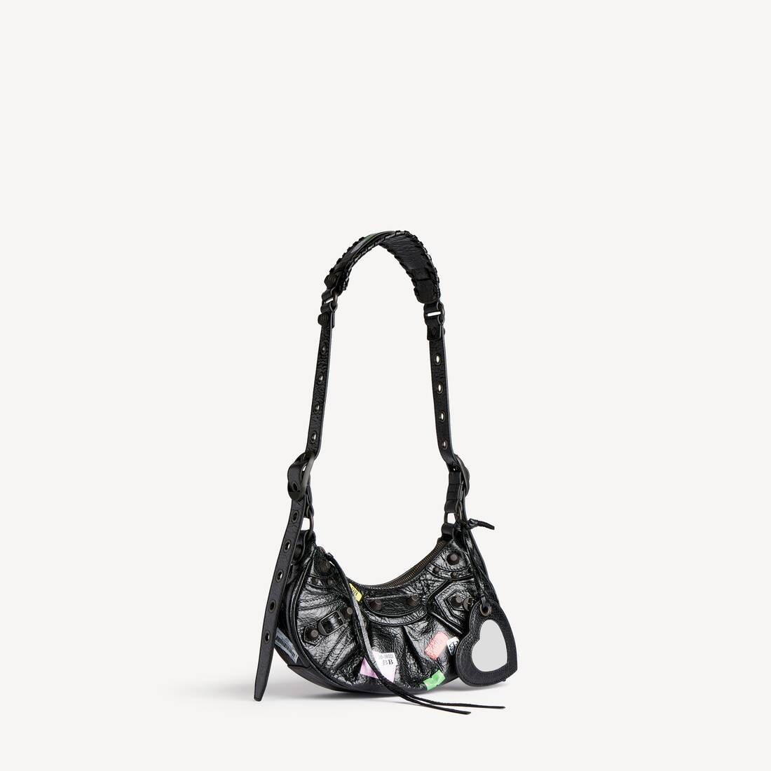 Bolso de hombro Le Cagole para mujer Xs en negro