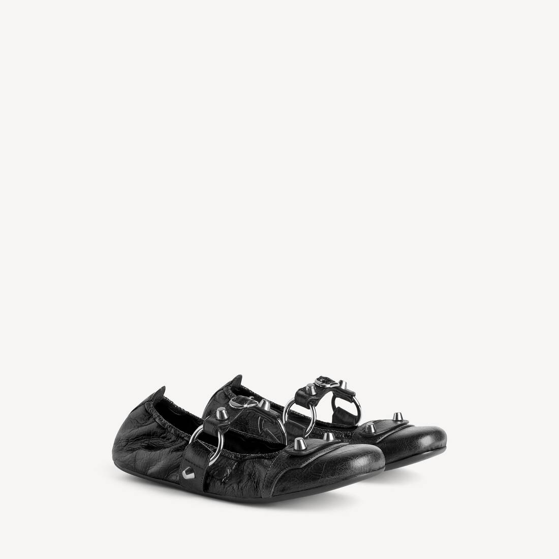 Balerina de ciudad para mujer en negro/plata