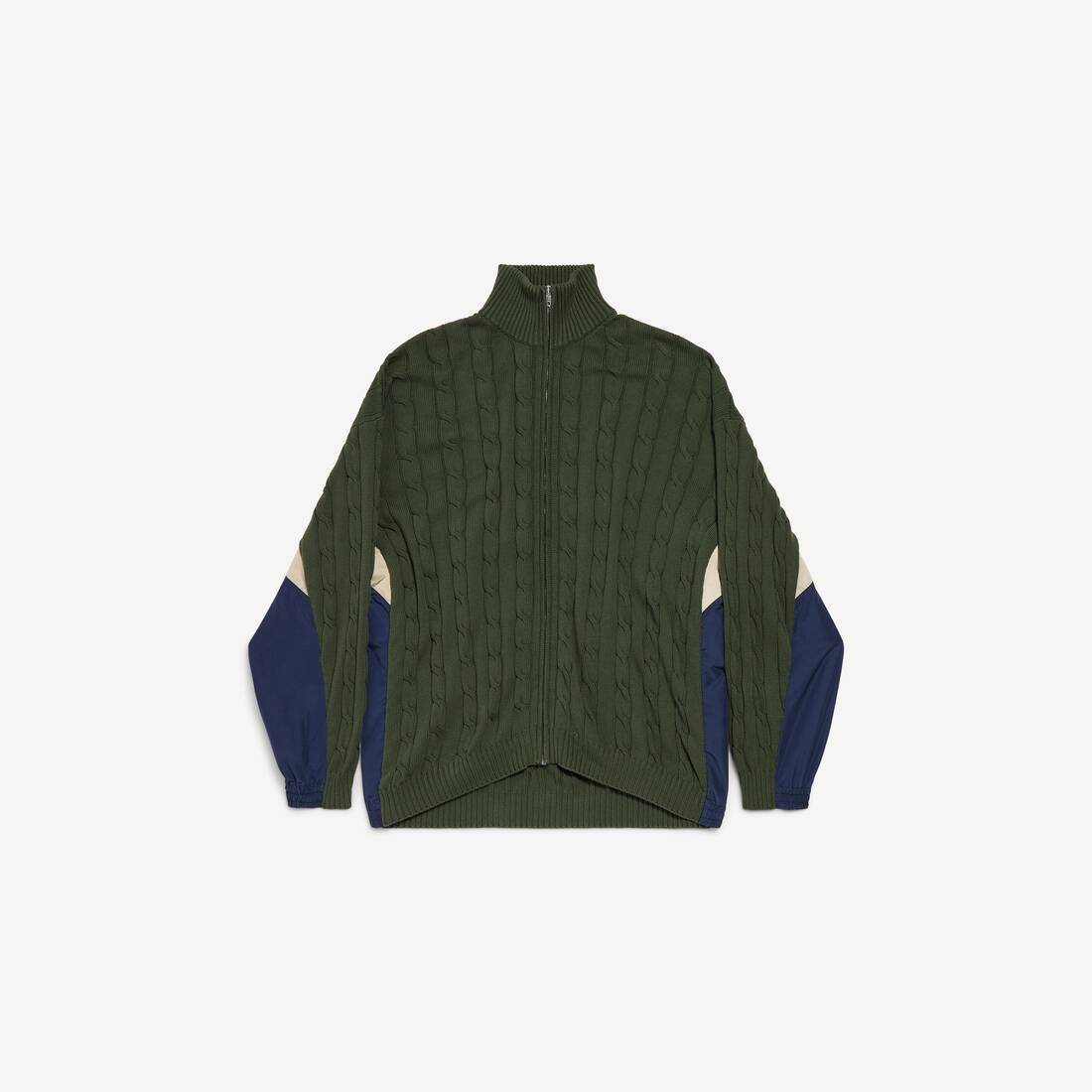 Chaqueta Híbrida para Hombre en Color Caqui