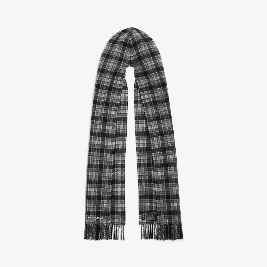 Bufanda con capucha para hombre en gris
