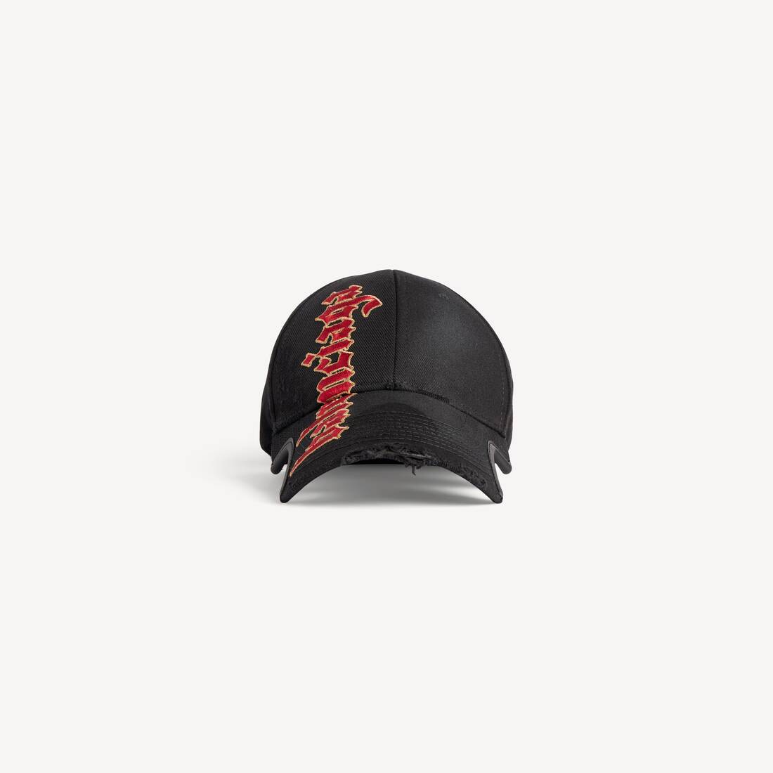 Gorra gótica para hombre sin cierre en negro