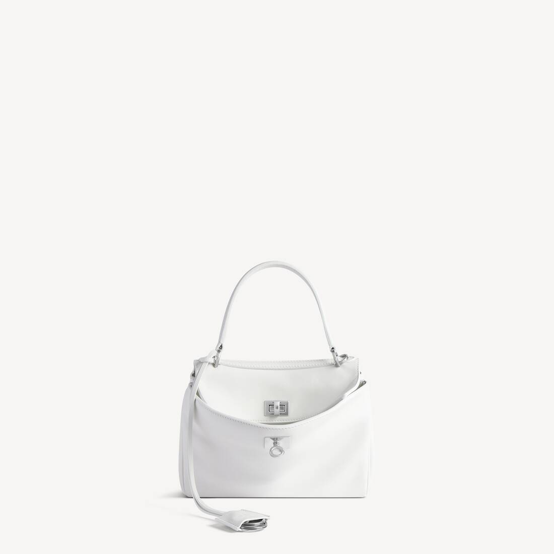 Bolso de Rodeo Mini para Mujer en Blanco Óptico