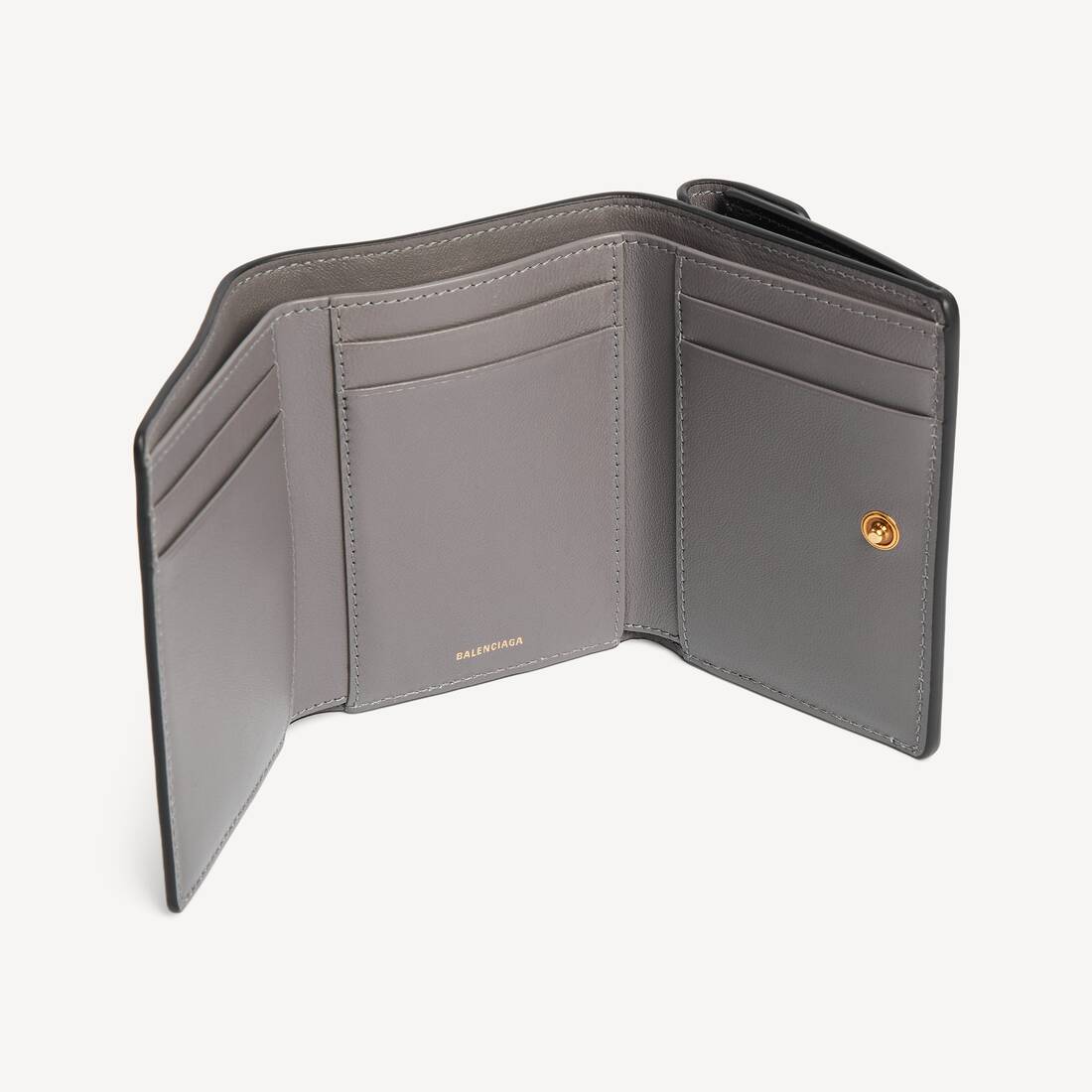 Billetera Mini Tipo Sobre para Mujer en Negro