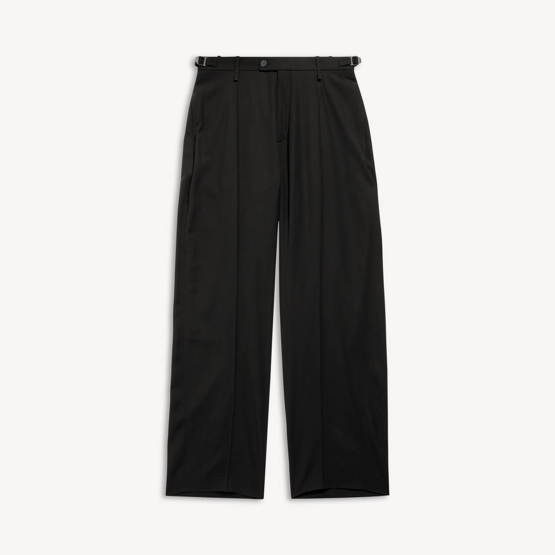 Pantalones Entallados Tipo Skater en Negro