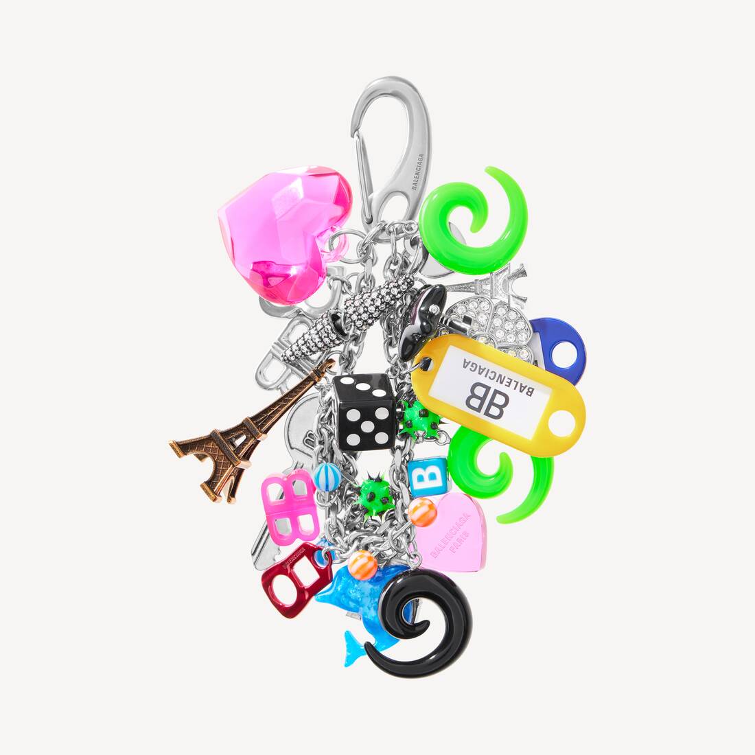 Pigalle Collector Bag Charm/llavero en plata