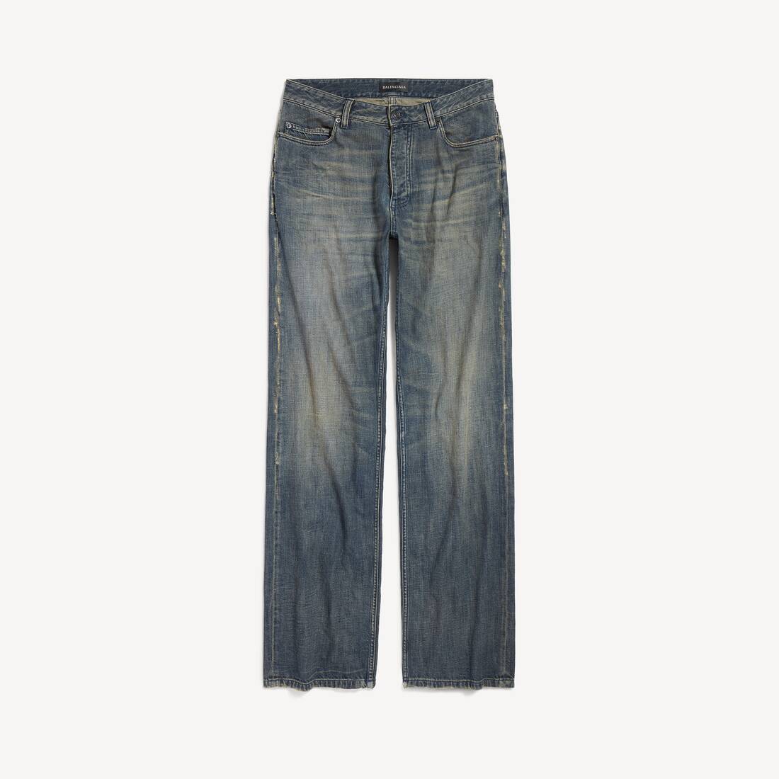 Pantalones para Hombre de Corte Relajado en Azul
