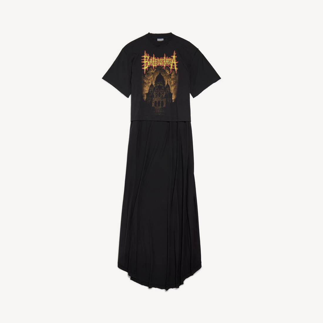 Camiseta de tren Sacré Cœur de Balenciaga para mujer en negro