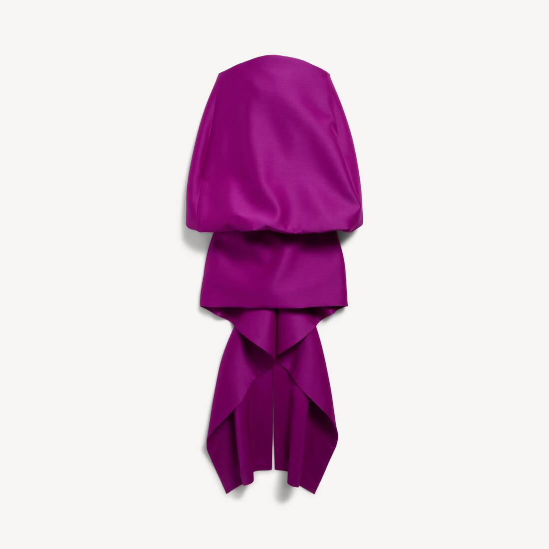 Vestido de hombro descubierto para mujer en violeta