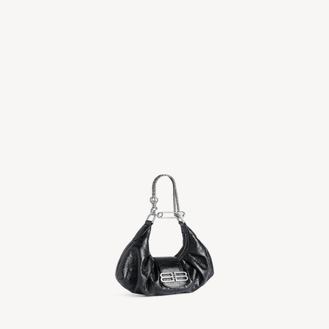 Bolso de Hombro Pamela para Mujer Pequeño en Negro