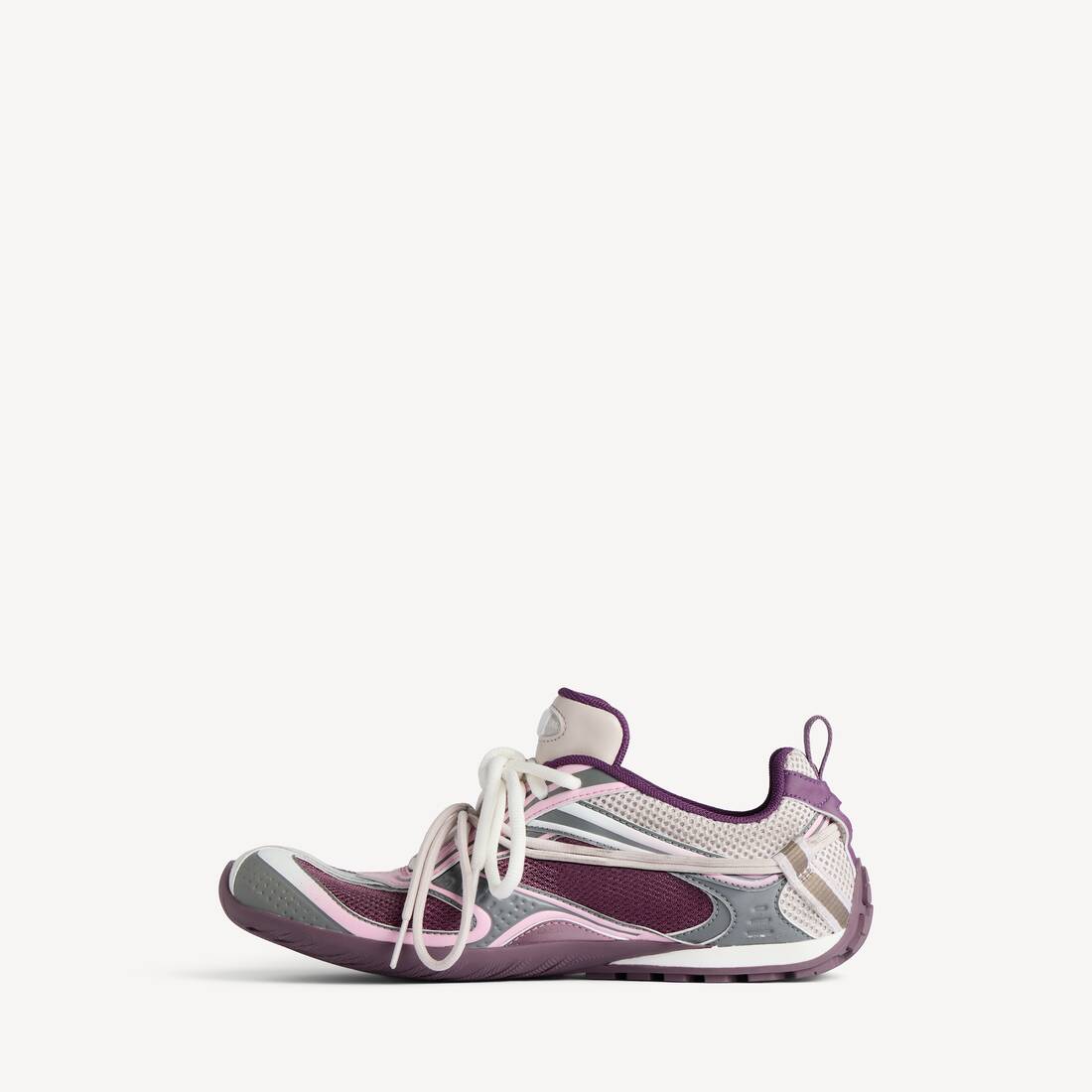 Zapatilla de Líneas Graduadas Radar para Mujer en Púrpura/gris/rosa/blanco