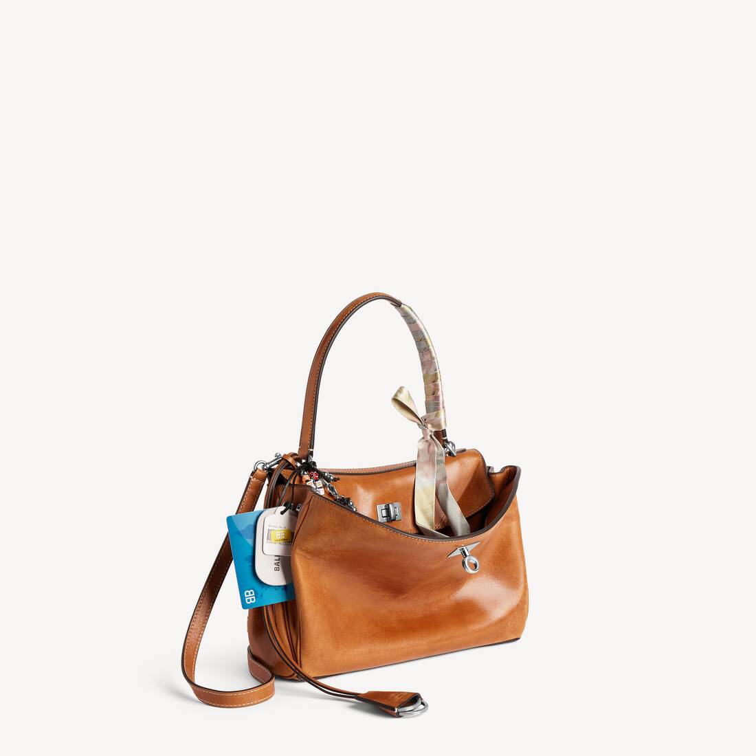 Bolso de Rodeo para Mujer Pequeño con Adornos en Tonos Vaquero