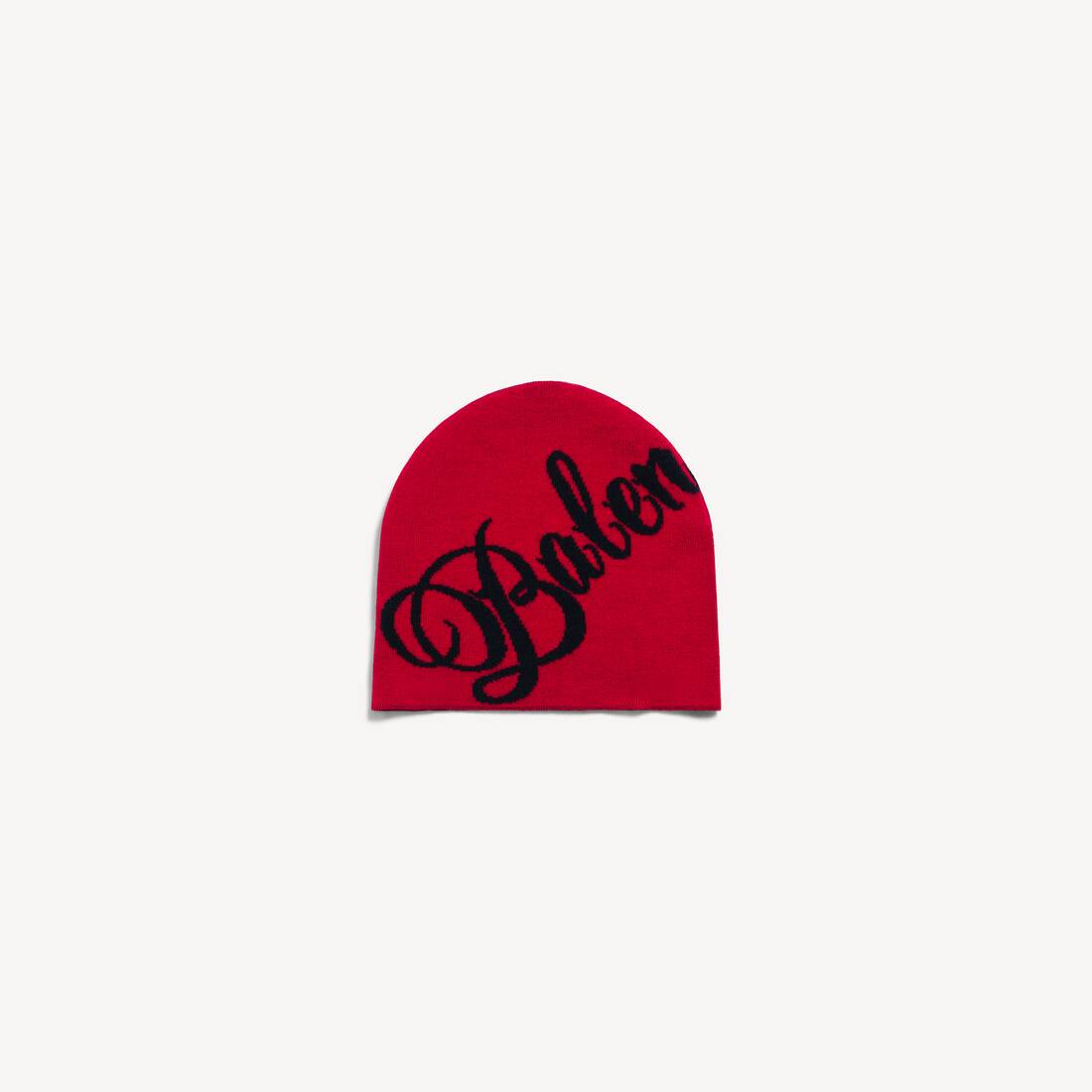 Gorro Big B para hombre en rojo/negro