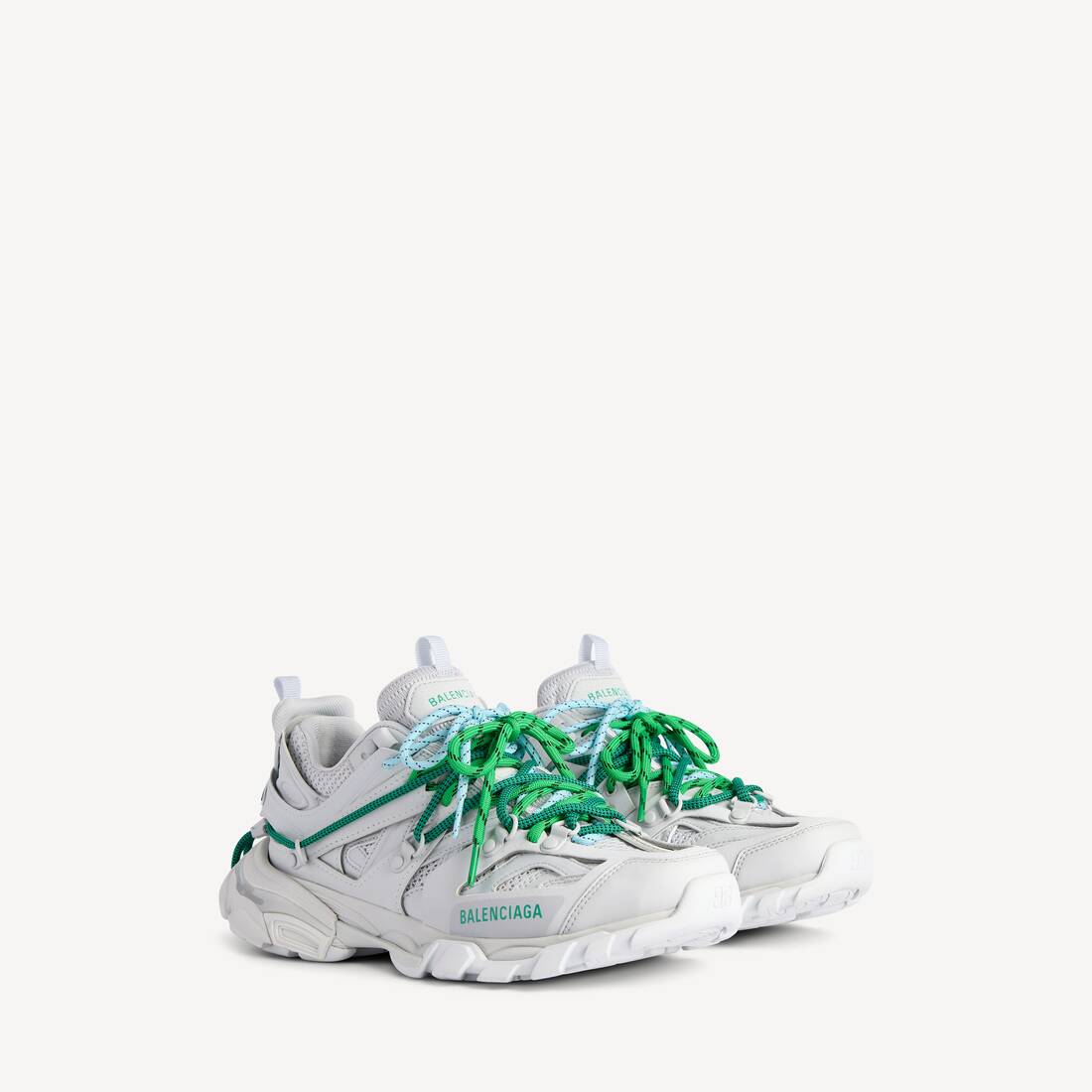 Zapatillas de pista y sendero para hombre en gris/verde/azul