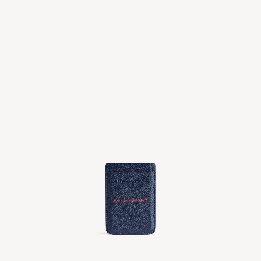 Porta tarjetas masculino Cash Magnet en azul marino/carmesí