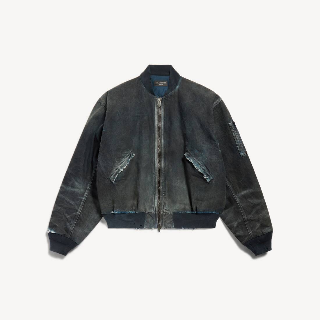 Chaqueta bomber para mujer en azul
