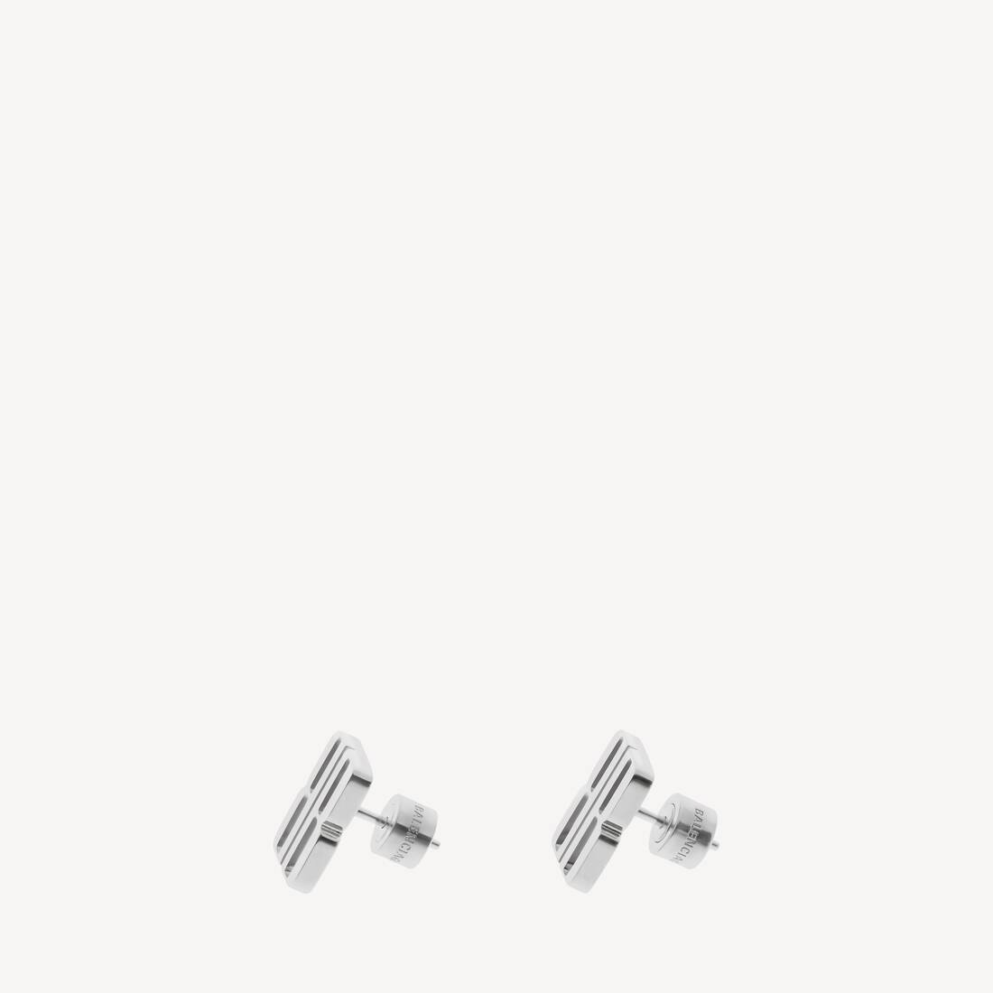 Pendientes de botón Nano Xs en plata