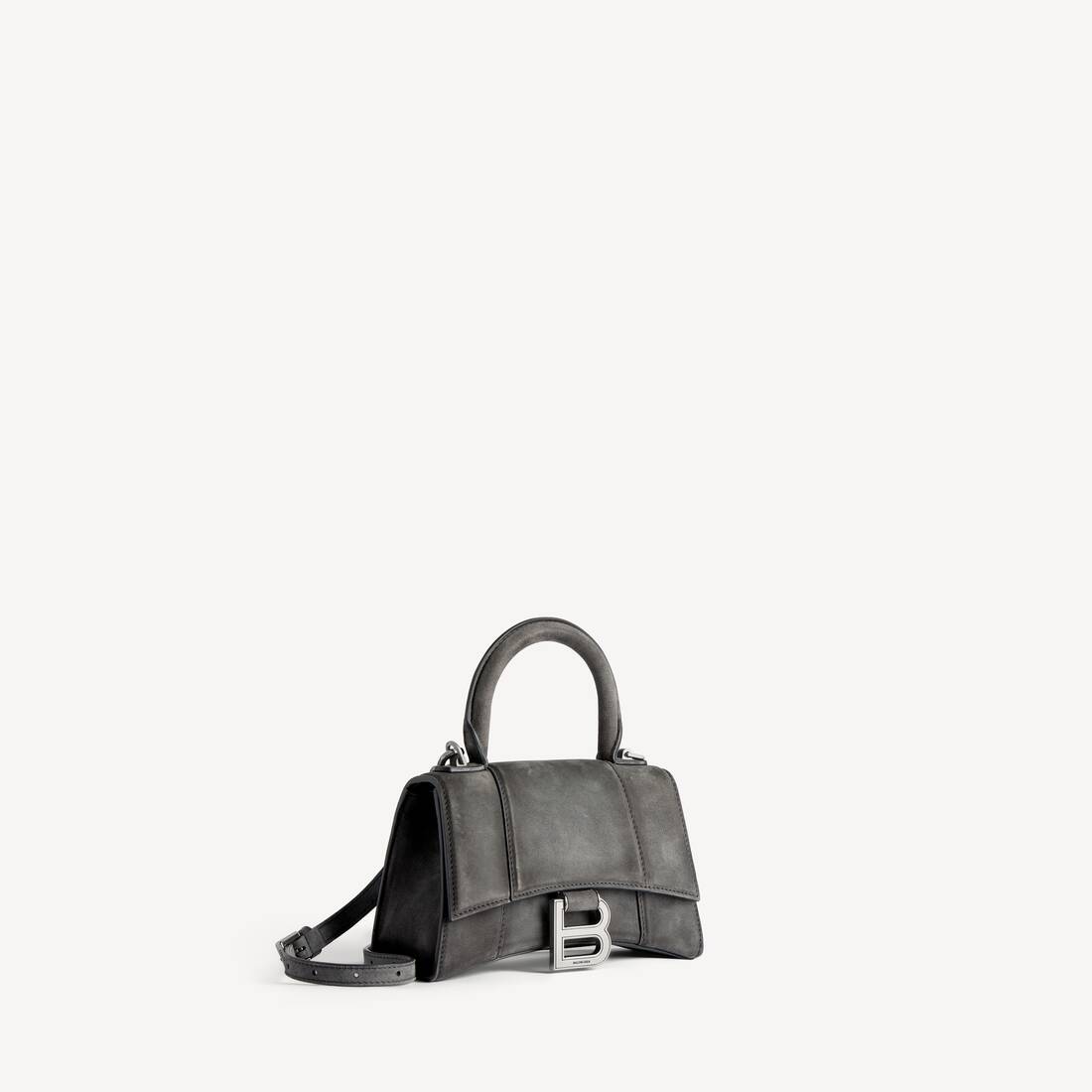 Bolso de Mujer Tipo Hora de Arena Xs en Gris Tormenta