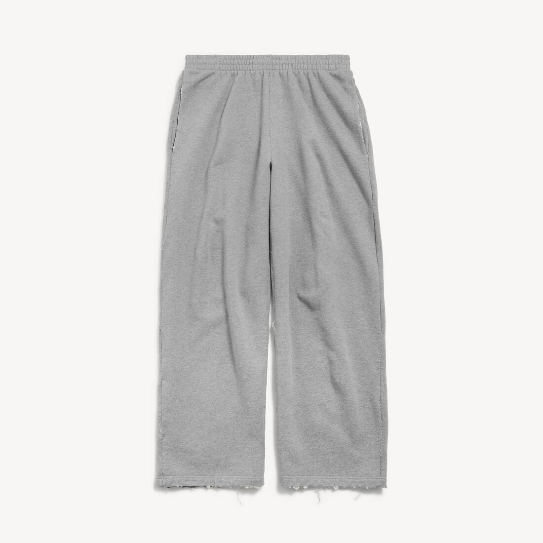 Pantalones holgados para hombre en gris oscuro heather