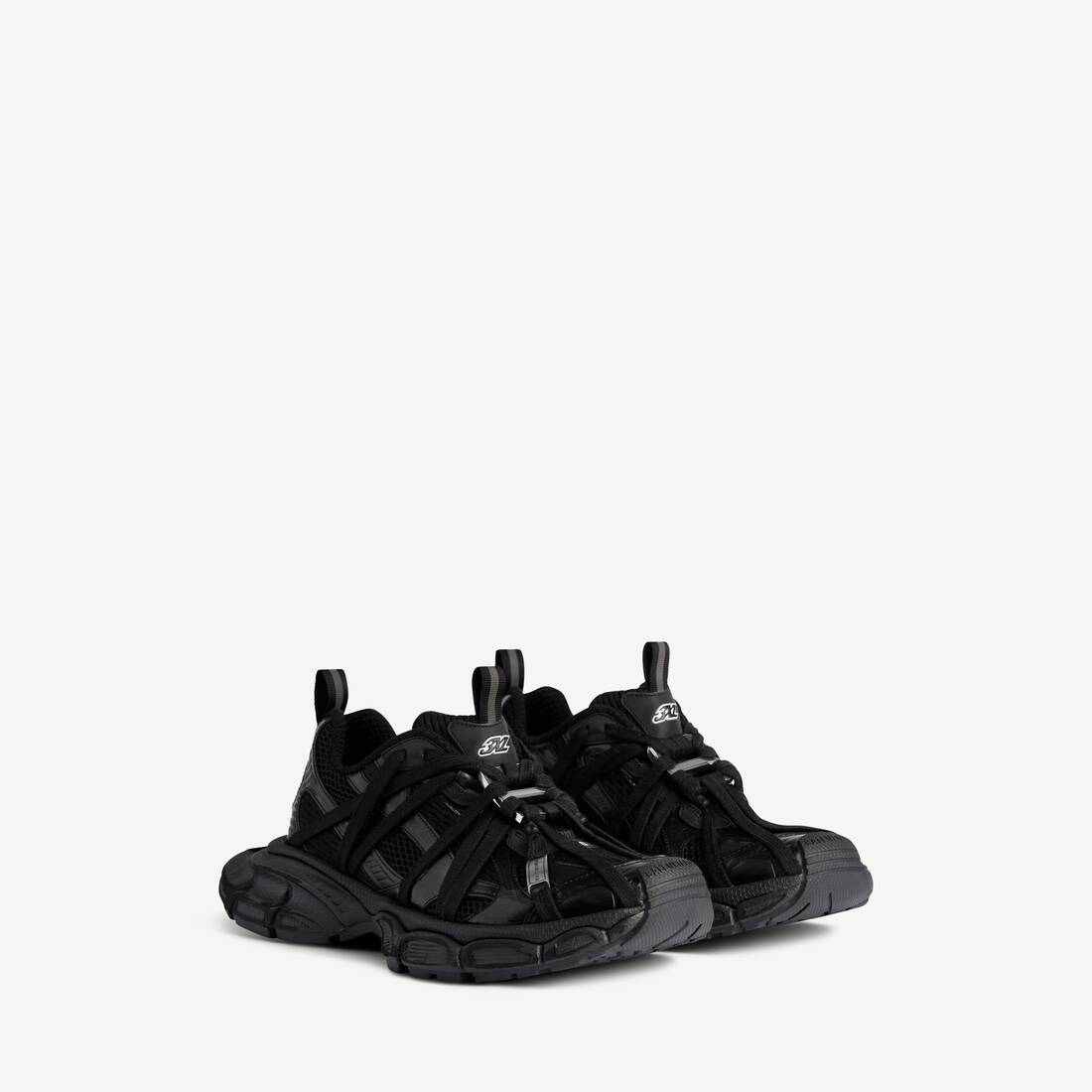 Zapatilla para hombre 3XL Extreme Laces B en negro
