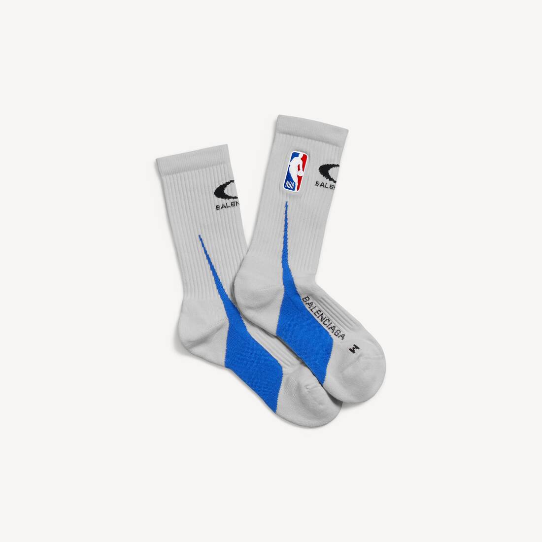 Calcetines para Hombres Balenciaga | Colaboración NBA en Blanco Sucio