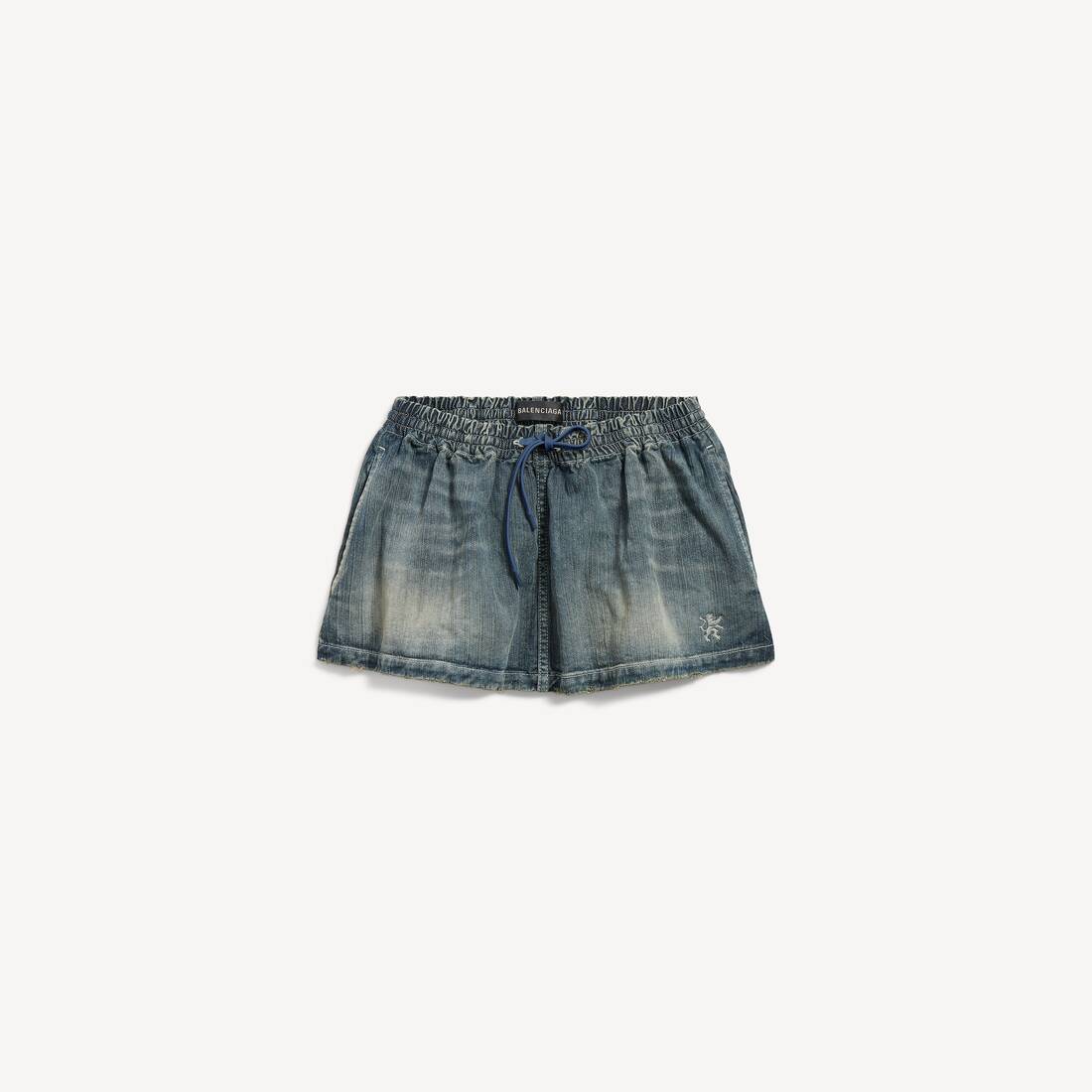 Minifalda para mujer en azul claro