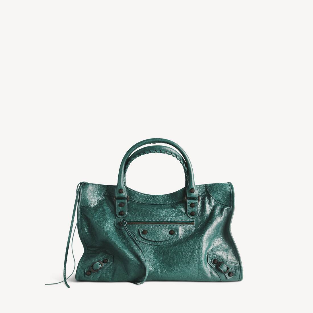 Bolso Le City Mujer Mediano en Verde Esmeralda Oscuro