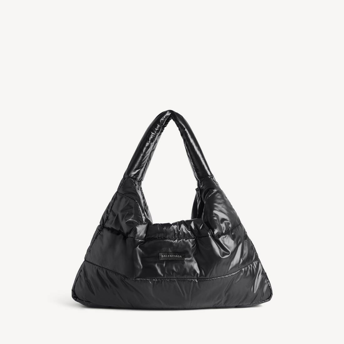Bolso Hobo de Hombre Mediano en Negro