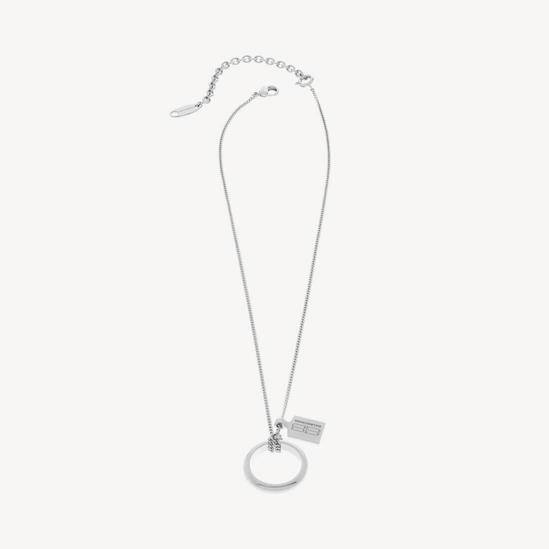 Collar de anillo Saint-Germain en plata brillante