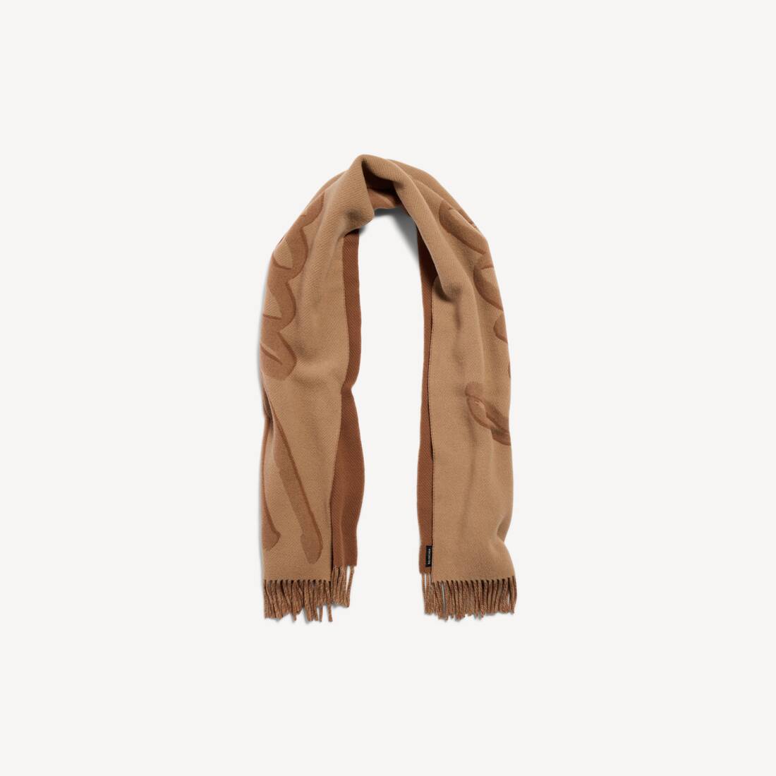 Bufanda de manta Balenciaga para mujer en beige