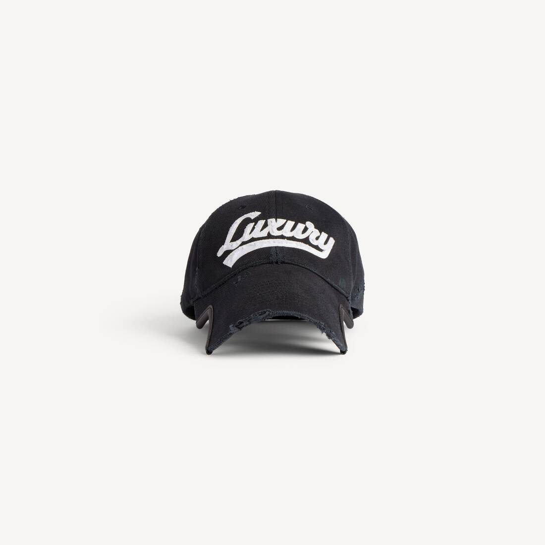 Sombrero de seda de lujo para mujer en negro desvanecido