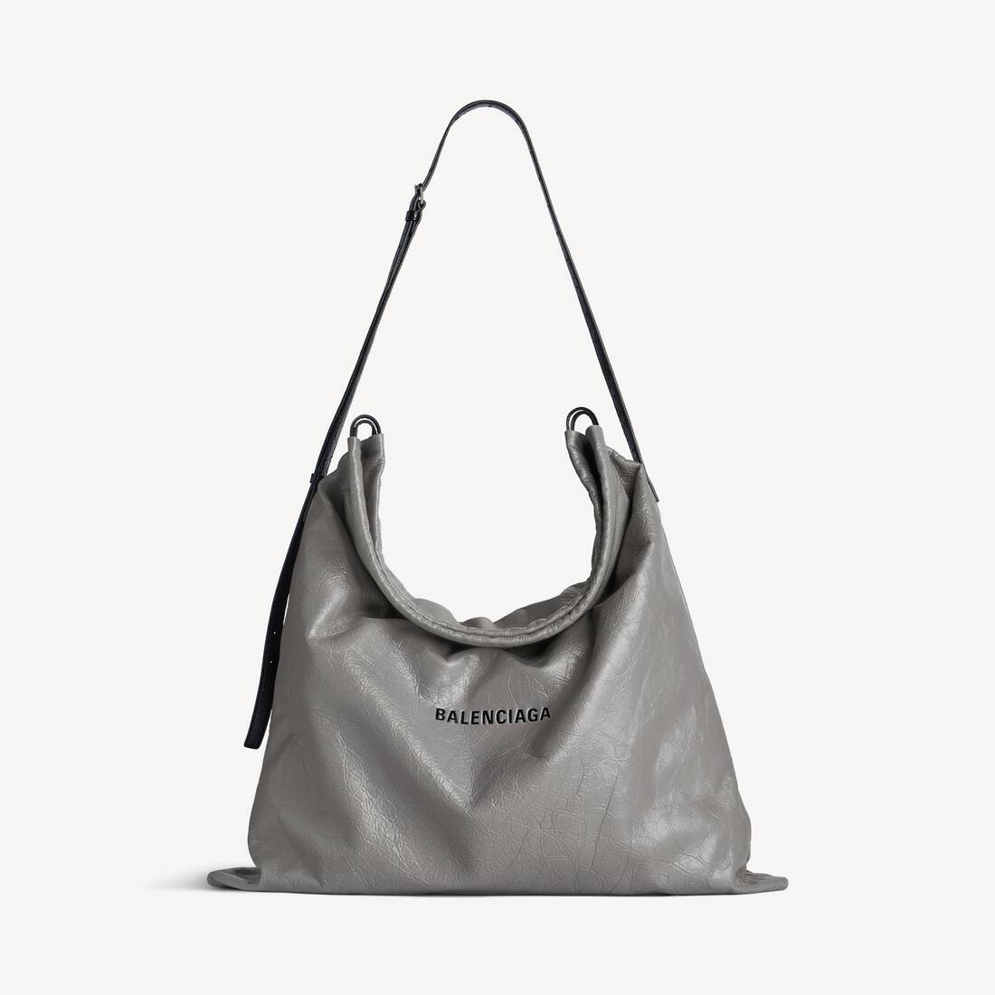 Bolsa de polvo para hombre, bolsillo bandolera grande en gris