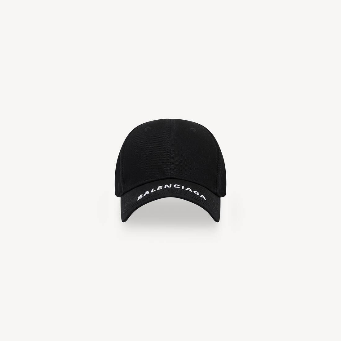 Visera con logotipo en negro