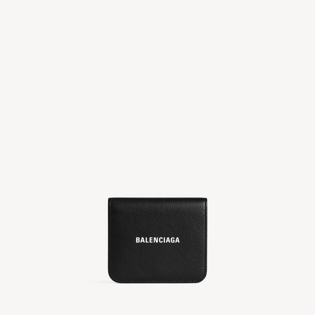Billetera con Compartimento para Billetes y Tarjetas en Negro