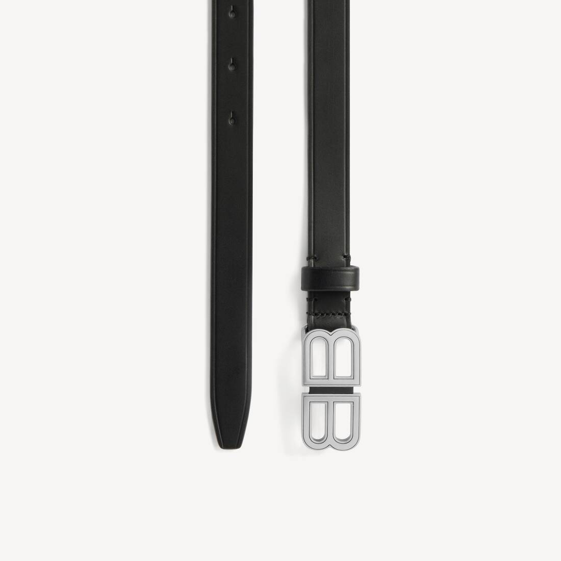 Cinturón Fino de Mujer Bb Hourglass en Negro
