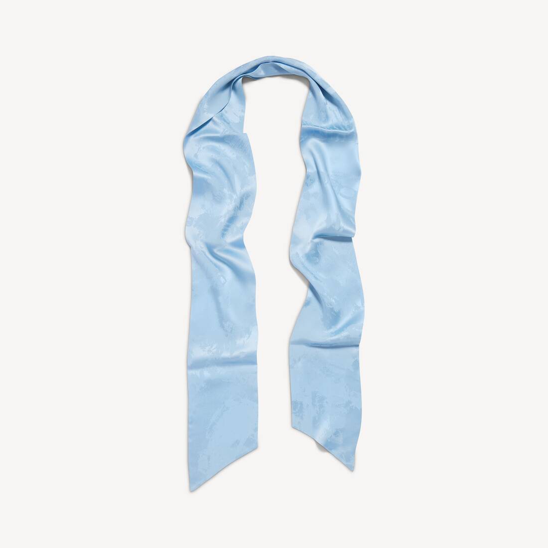 Pashmina para mujer de crayón lavado en azul bebé