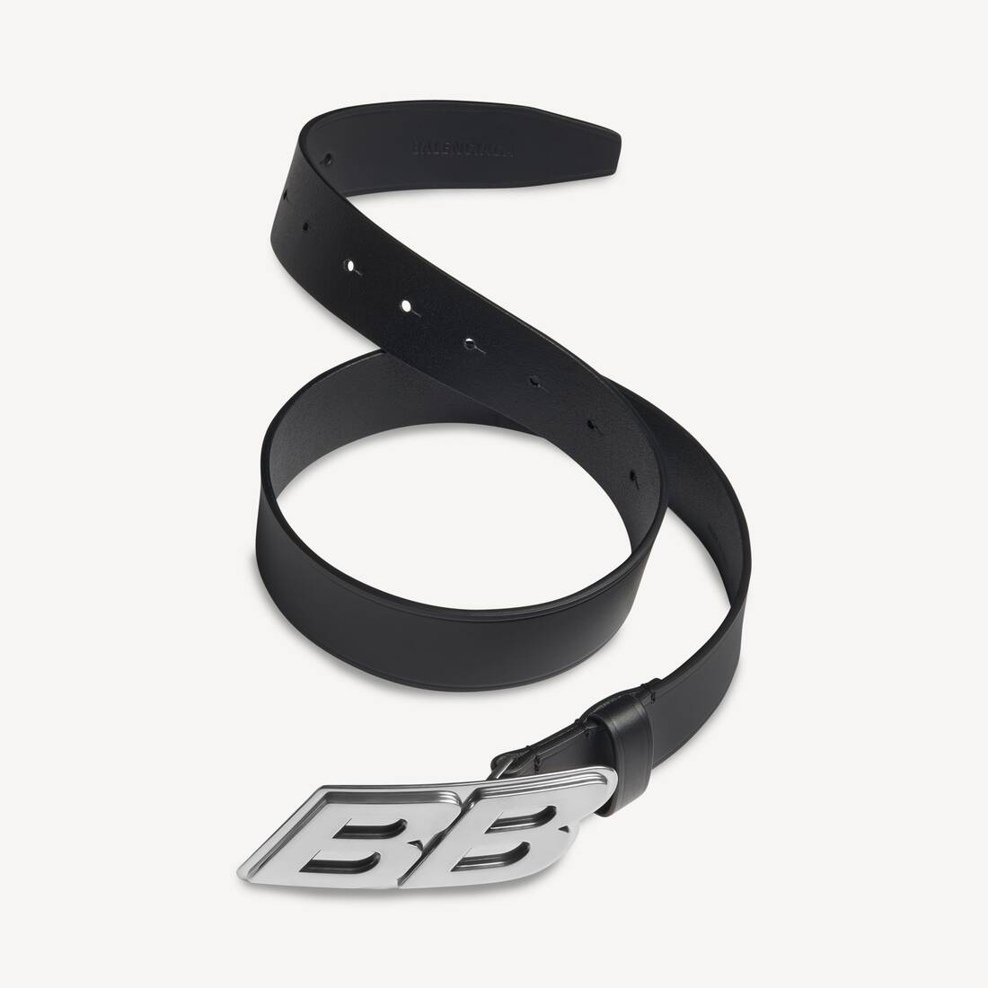 Cinturón de motociclista para hombre con logo en negro