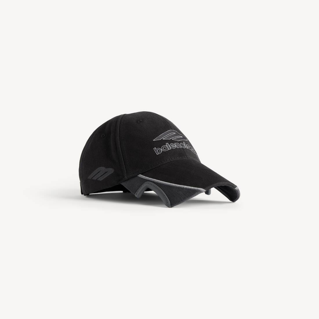 Gorra de fútbol para hombre 3b en negro/gris