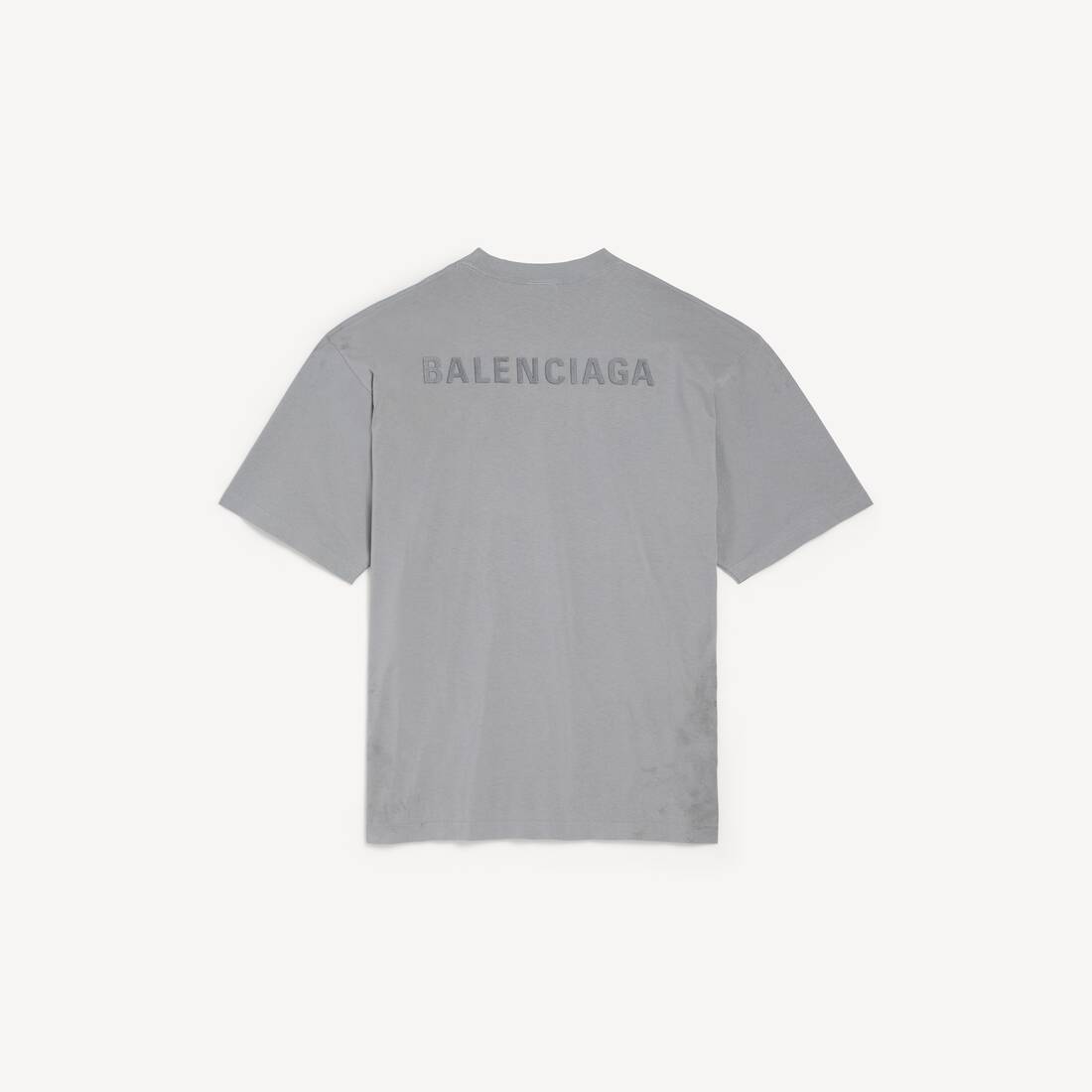 Camiseta trasera para hombre de Balenciaga, talla media, en gris Balenciaga