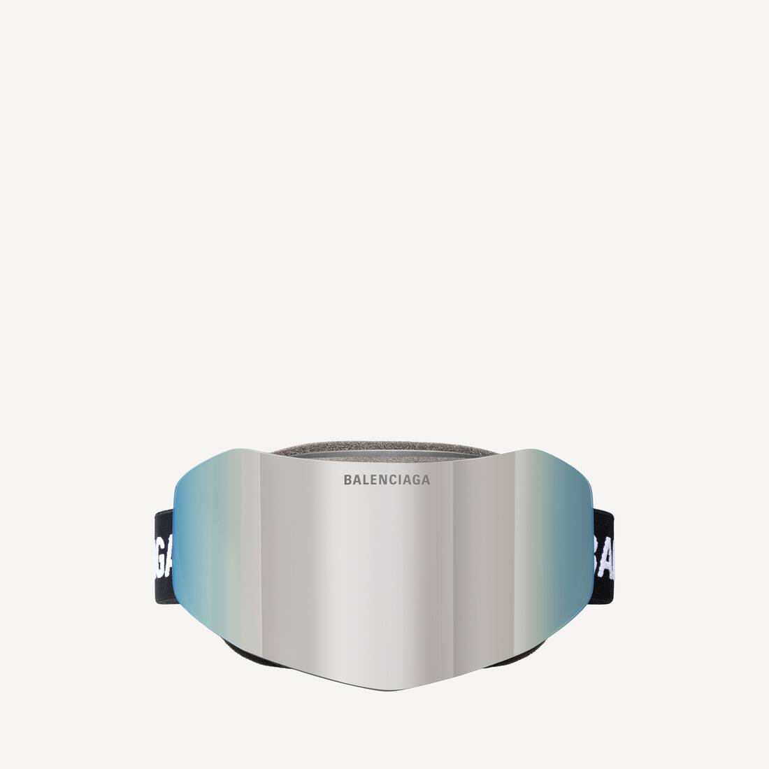 Gafas de esquí con máscara en plata espejo