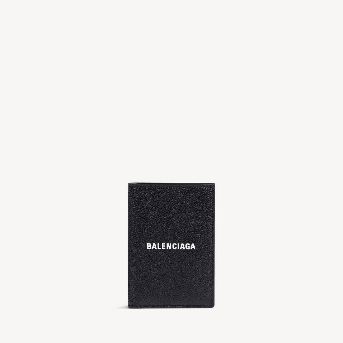 Cartera Vertical para Hombres en Negro/Blanco